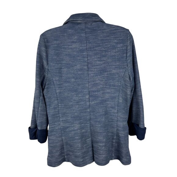 Skies Are Blue Womens M Blazer Jacket With 3/4 Sleeves Polyester & Cotton Blend - Picture 7 of 7